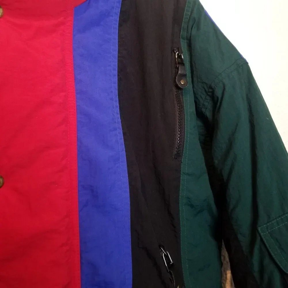 Vintage 90s Boys Snow Jacket Sz L Below Zero  Sz L Skiing Resort Winter - Picture 6 of 12